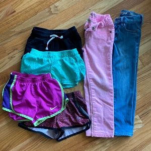 Six size 4T girl bottoms